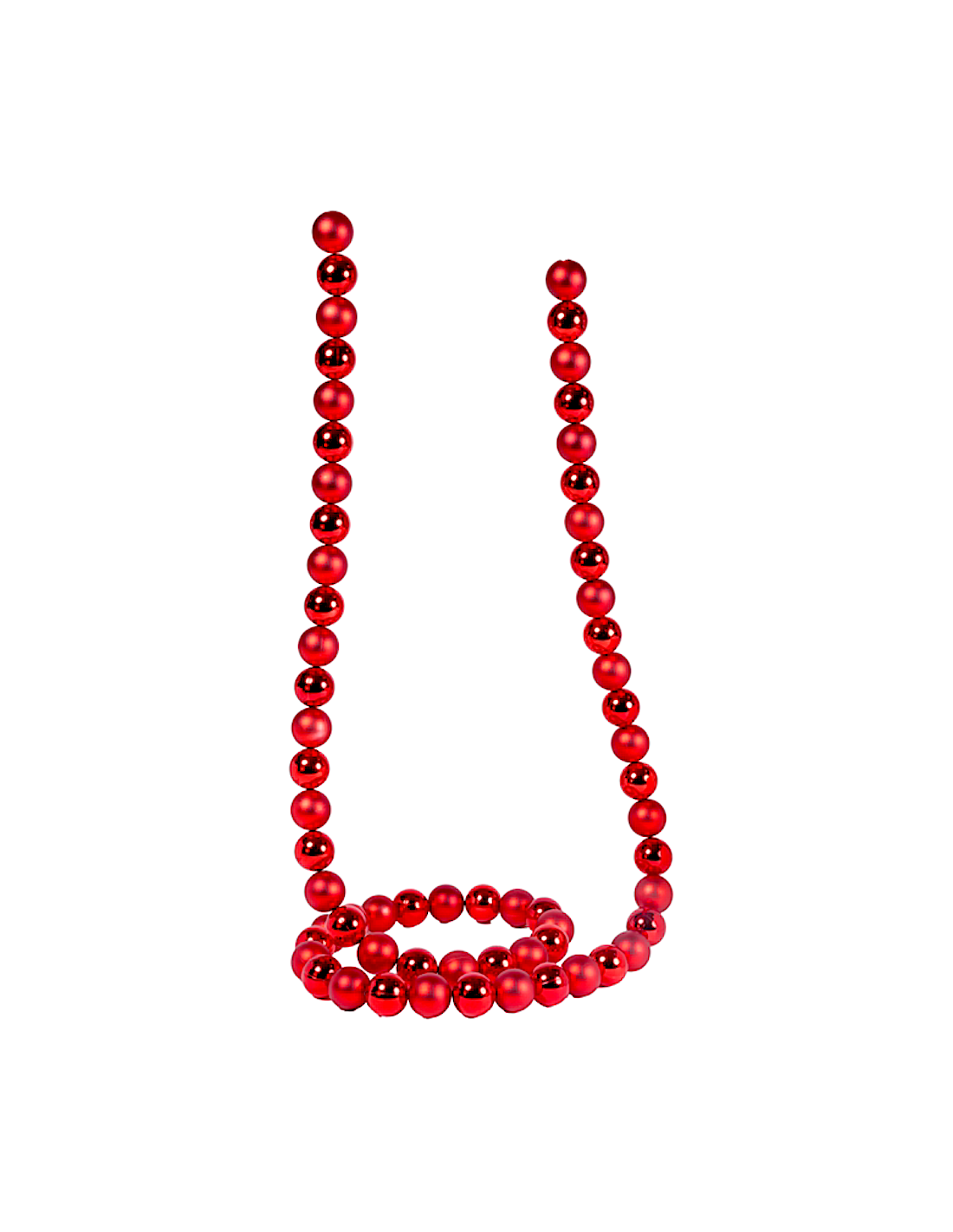 SFERE E PENDAGLI: vendita online Ghirlanda di Natale Sfere Rosse 3cm Lunghezza 180cm PVC, Decorazioni Natalizie, Addobbi, La ...