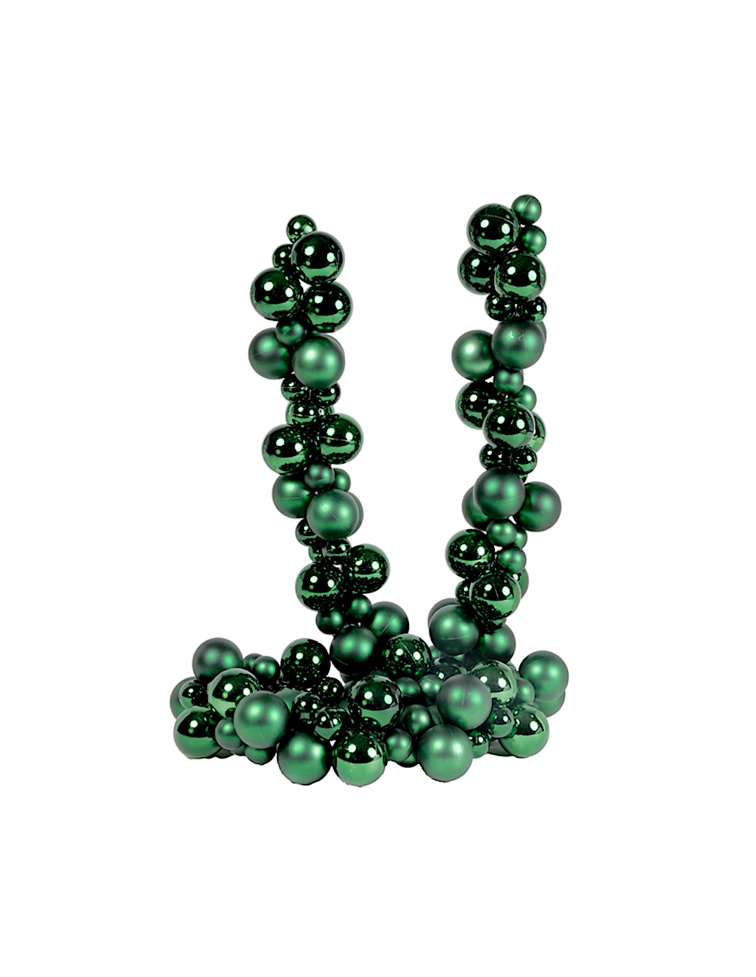 SFERE E PENDAGLI: vendita online Ghirlanda di Natale Sfere Verdi 3/5cm Lunghezza 180cm PVC, Decorazioni Natalizie, Addobbi, L...