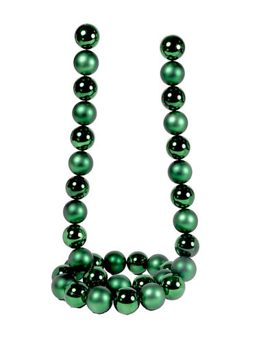 SFERE E PENDAGLI: vendita online Ghirlanda di Natale Sfere Verdi 5cm Lunghezza 180cm PVC, Decorazioni Natalizie, Addobbi, La ...