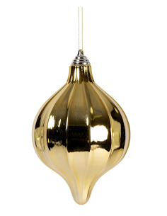 SFERE E PENDAGLI: vendita online Pendente di Natale Decoro Oro 19x12cm PVC, Addobbi Natalizi, Decorazioni, La magia di Natale...