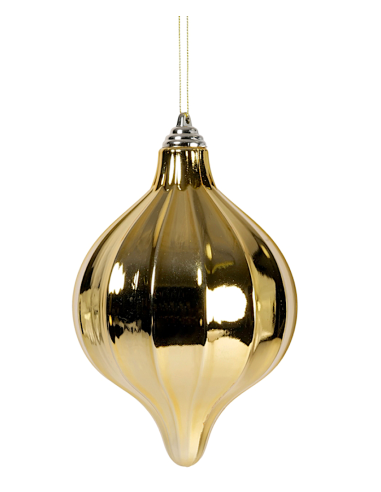 SFERE E PENDAGLI: vendita online Pendente di Natale Decoro Oro 19x12cm PVC, Addobbi Natalizi, Decorazioni, La magia di Natale...