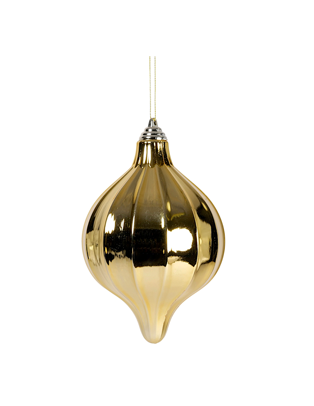 SFERE E PENDAGLI: vendita online Pendente di Natale Decoro Oro 19x12cm PVC, Addobbi Natalizi, Decorazioni, La magia di Natale...