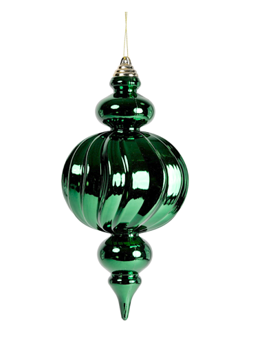 SFERE E PENDAGLI: vendita online Pendente di Natale Decoro Verde 12x25cm PVC, Addobbi Natalizi, Decorazioni, La magia di Nata...