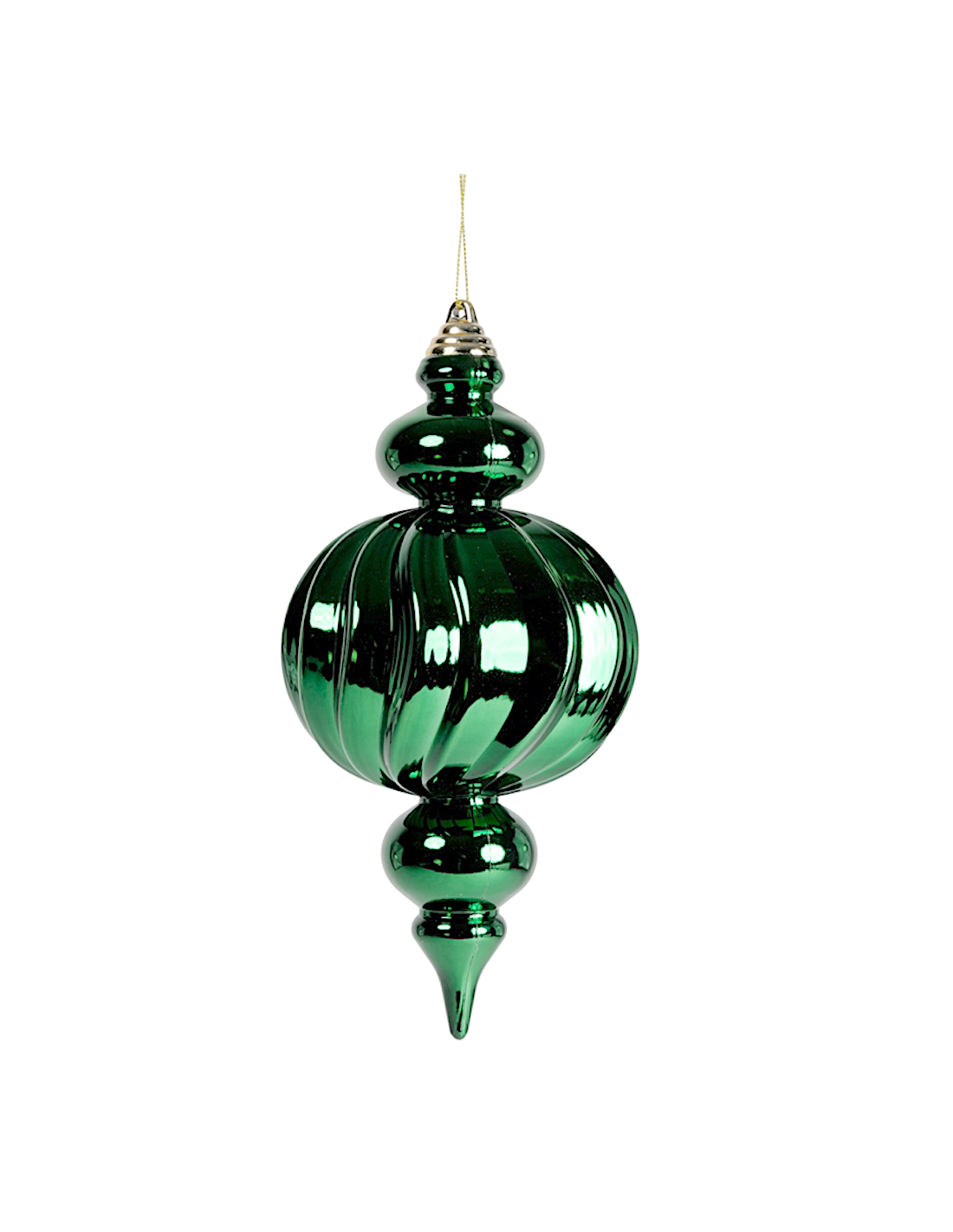 SFERE E PENDAGLI: vendita online Pendente di Natale Decoro Verde 12x25cm PVC, Addobbi Natalizi, Decorazioni, La magia di Nata...