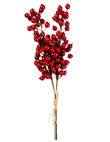 FIORI: vendita online Rametto di Natale Bacche Rosse H65cm PVC, Decorazioni di Natale, Addobbi, La magia di Natale per la cas...