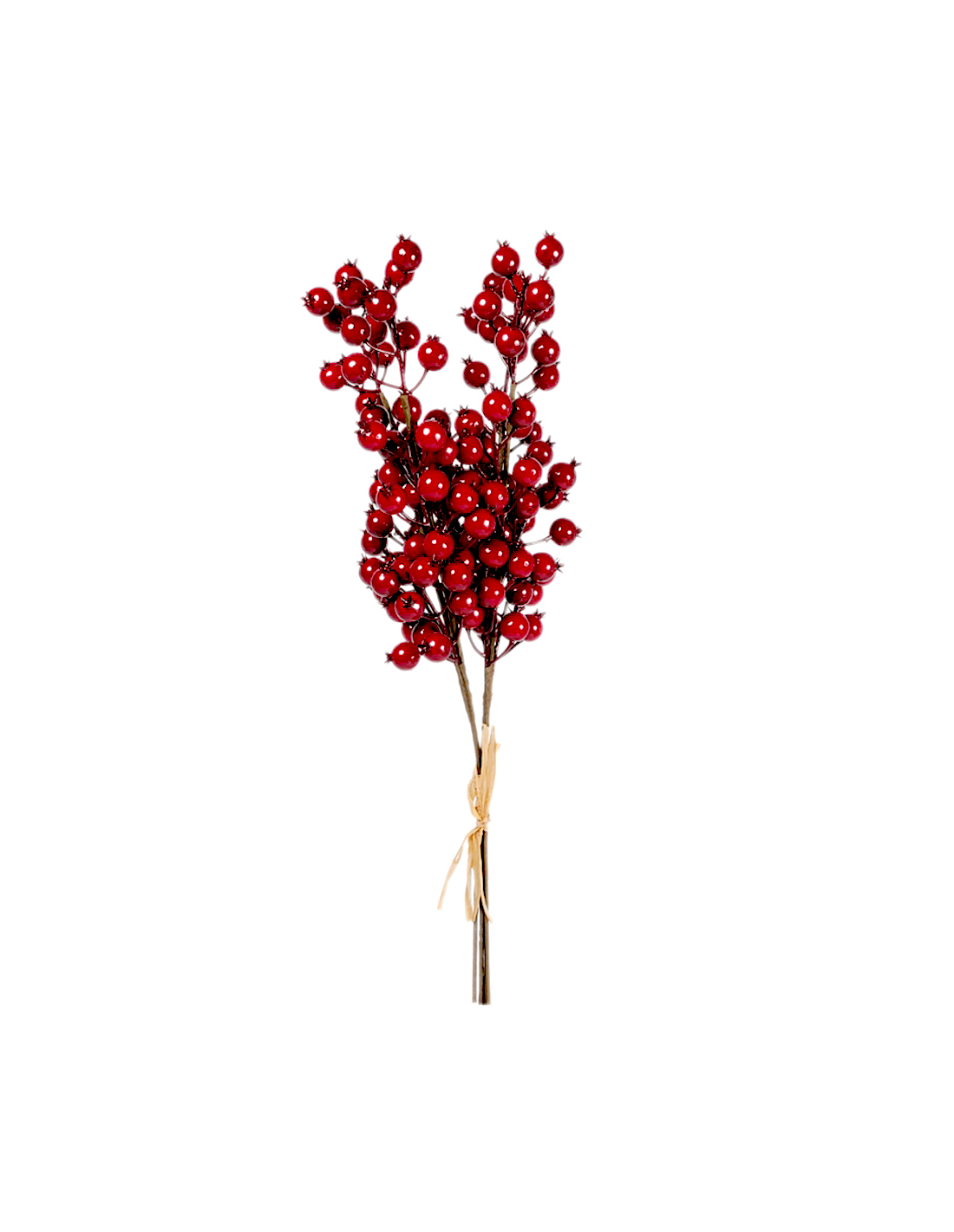 FIORI: vendita online Rametto di Natale Bacche Rosse H65cm PVC, Decorazioni di Natale, Addobbi, La magia di Natale per la cas...