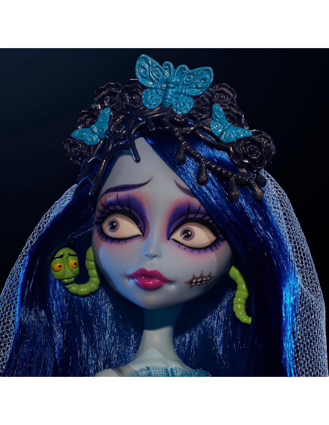 GIOCATTOLO PUBBLICIZZATO: vendita online Monster High Skullector Emily – Corpse Bride (JDR67) | Edizione Anniversario – Abito...