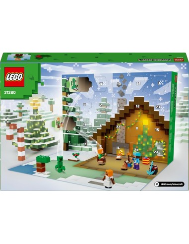 GIOCATTOLO PUBBLICIZZATO: vendita online LEGO MINECRAFT CALENDARIO DELL'AVVENTO 2025 in offerta