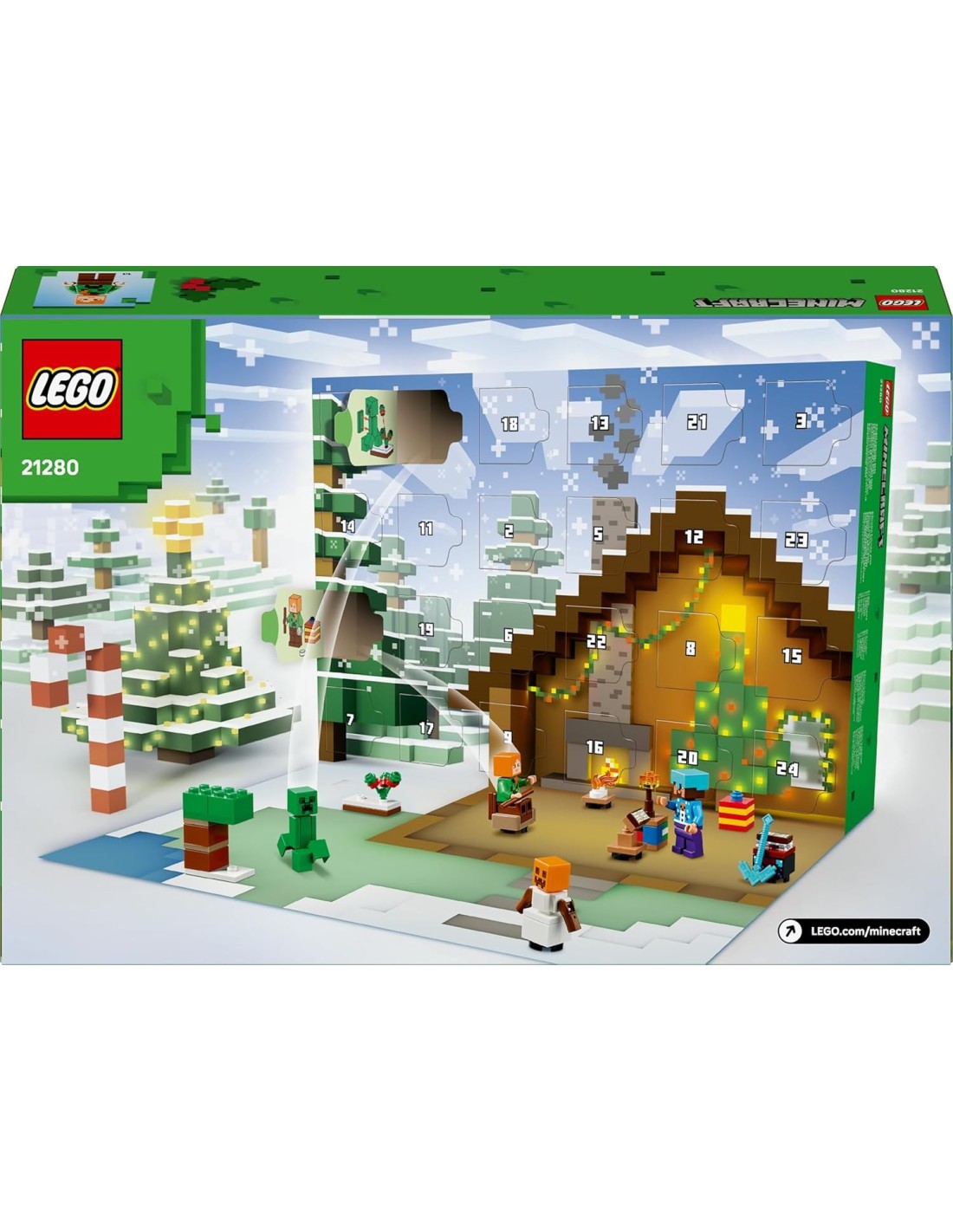 GIOCATTOLO PUBBLICIZZATO: vendita online LEGO MINECRAFT CALENDARIO DELL'AVVENTO 2025 in offerta