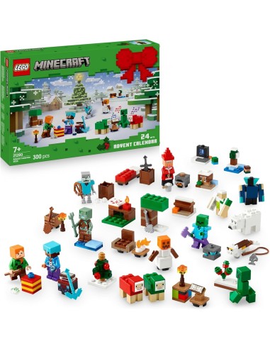 GIOCATTOLO PUBBLICIZZATO: vendita online LEGO MINECRAFT CALENDARIO DELL'AVVENTO 2025 in offerta