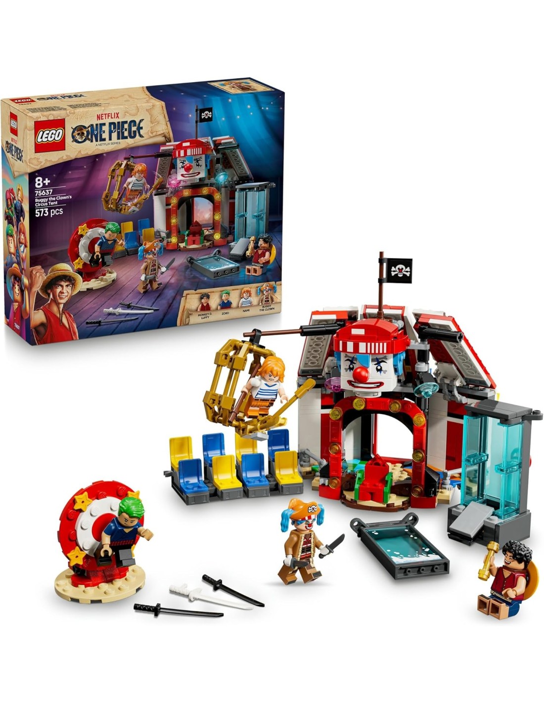 GIOCATTOLO PUBBLICIZZATO: vendita online LEGO ONE PIECE TENDA DEL CIRCO DI BAGY IL CLOWN in offerta