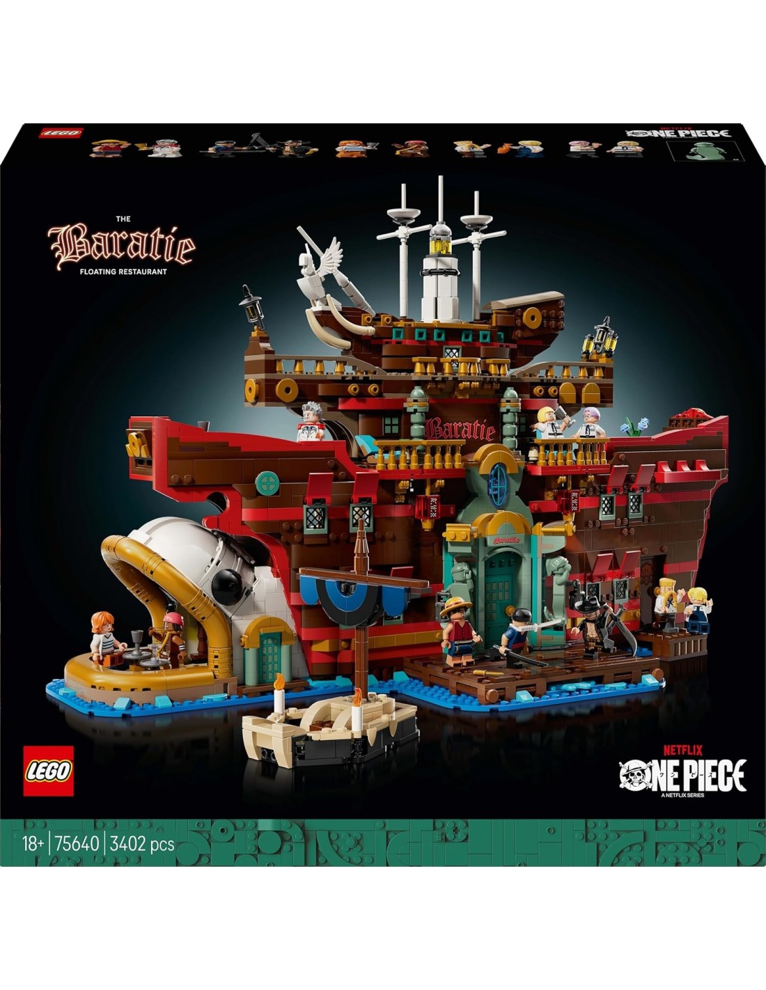 GIOCATTOLO PUBBLICIZZATO: vendita online LEGO ONE PIECE BARATIE IL RISTORANTE GALLEGGIANTE in offerta