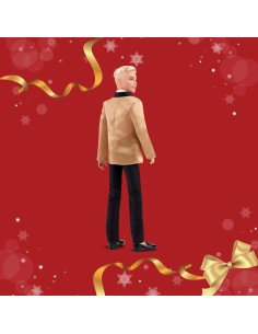 GIOCATTOLO PUBBLICIZZATO: vendita online BARBIE KEN MAGIA DELLE FESTE 2025, BAMBOLA DA COLLEZIONE, TUTA ELEGANTE, GIACCA DORA... 2