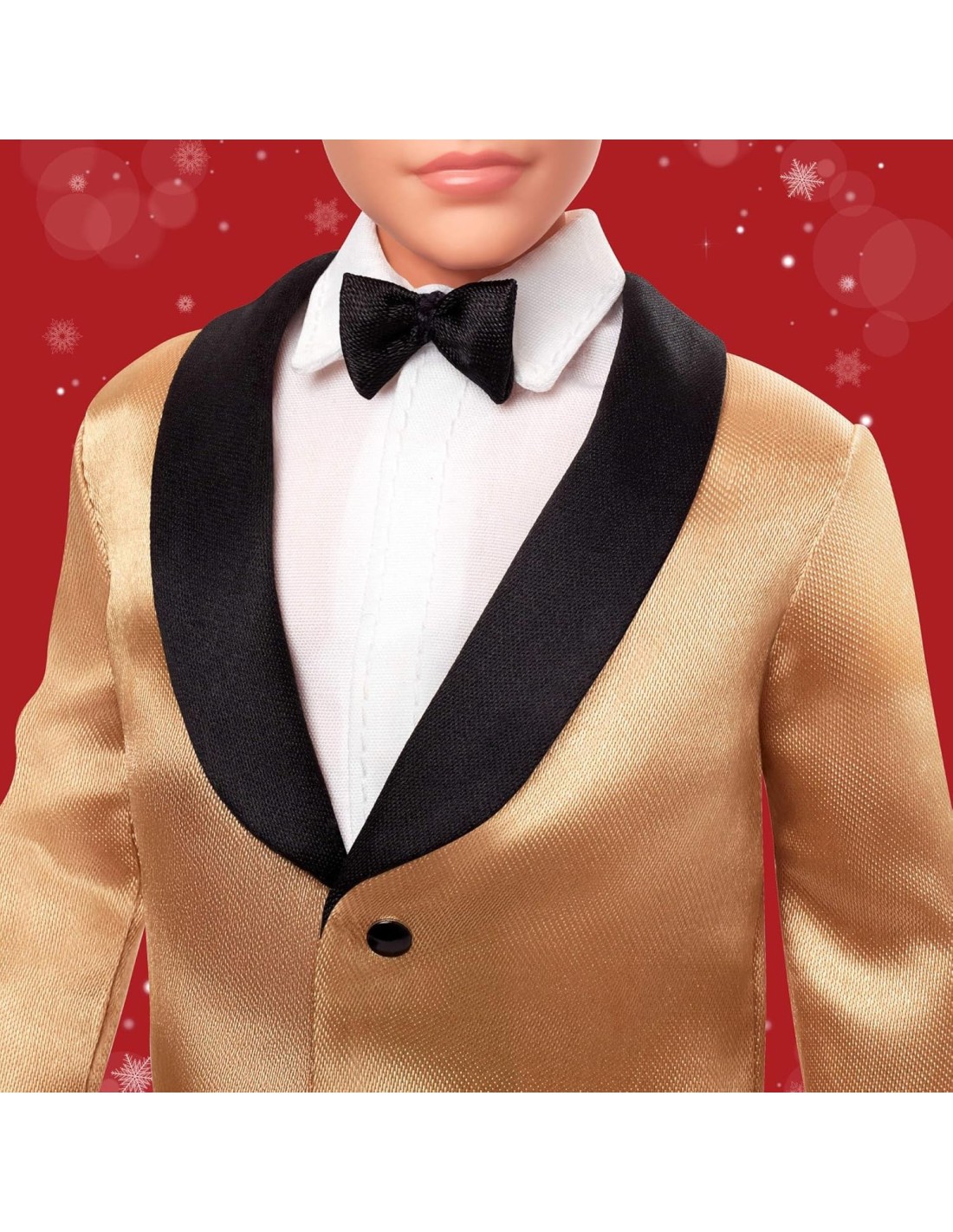 GIOCATTOLO PUBBLICIZZATO: vendita online BARBIE KEN MAGIA DELLE FESTE 2025, BAMBOLA DA COLLEZIONE, TUTA ELEGANTE, GIACCA DORA...