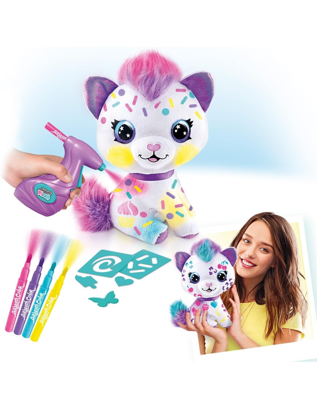 Airblush Plush Gattino Kitty peluche | shopincasa.it