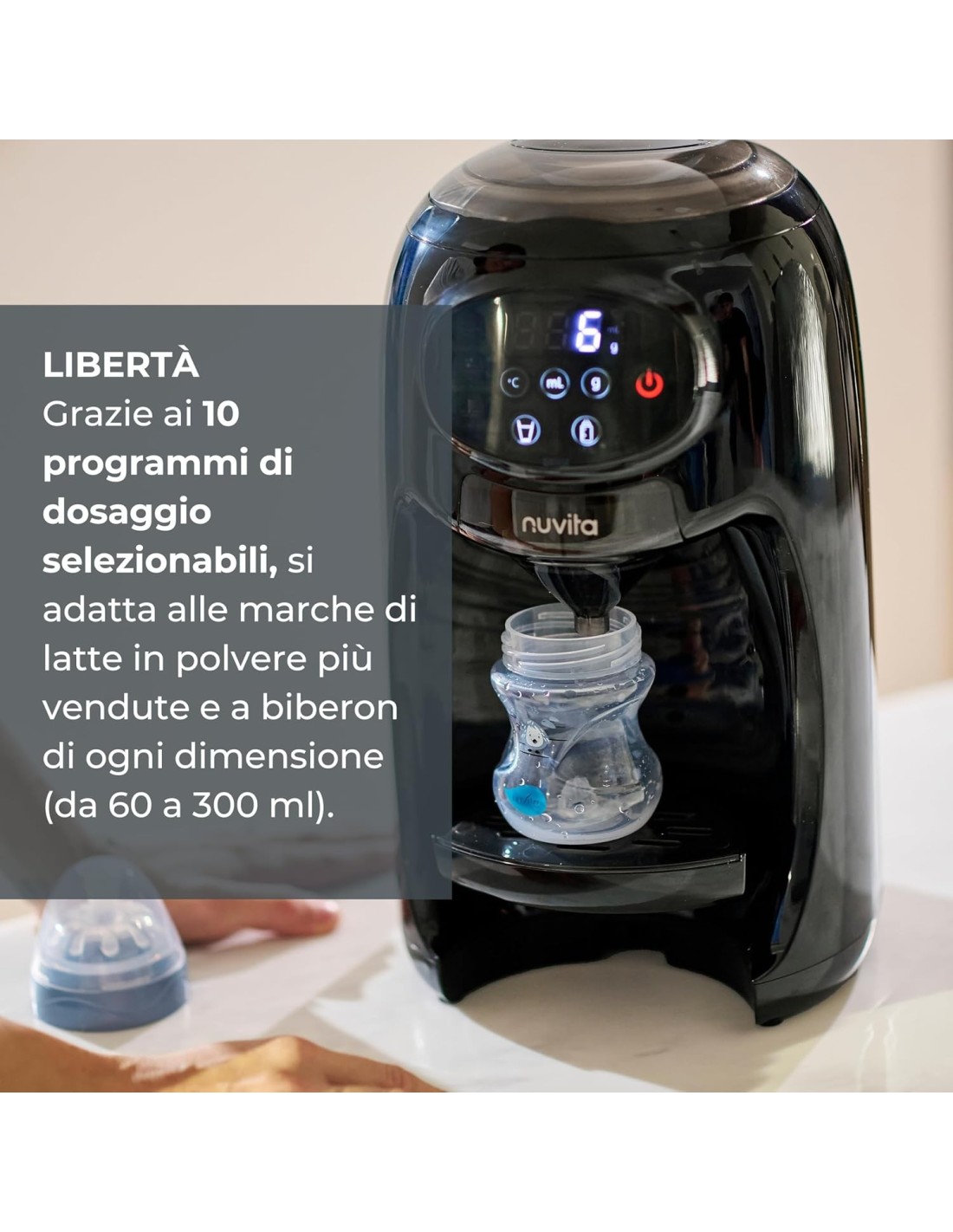 Nuvita 1180 Lattespresso Preparatore Latte in Polvere | Shop in Casa
