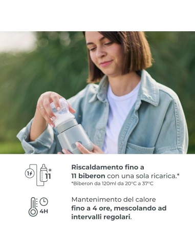 Nuvita 1164 Mix70 Scaldabiberon Portatile Universale | Shop in Casa