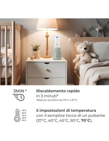 Nuvita 1164 Mix70 Scaldabiberon Portatile Universale | Shop in Casa