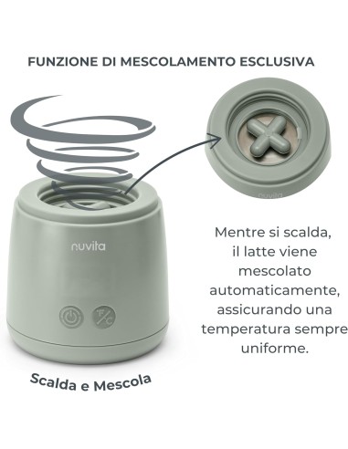 Nuvita 1164 Mix70 Scaldabiberon Portatile Universale | Shop in Casa