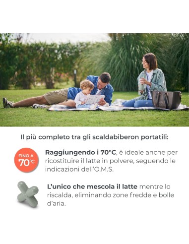 Nuvita 1164 Mix70 Scaldabiberon Portatile Universale | Shop in Casa