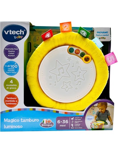 VTech Magico Tamburo Luminoso interattivo bambini 6-36 mesi | Shop in Casa