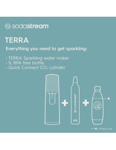 SodaStream Terra Sparkling Water Maker Starter Bundle | Shop in Casa