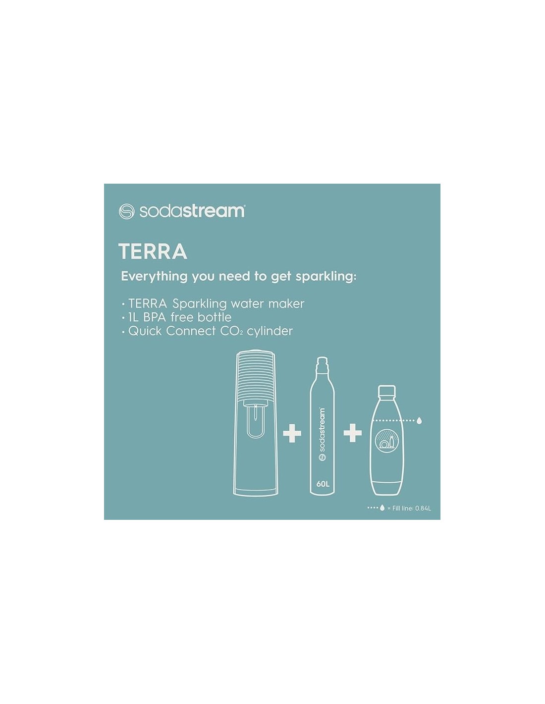 SodaStream Terra Sparkling Water Maker Starter Bundle | Shop in Casa
