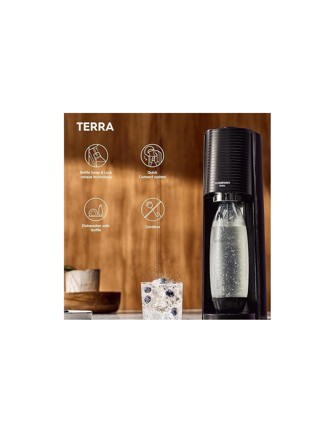 SodaStream Terra Sparkling Water Maker Starter Bundle | Shop in Casa