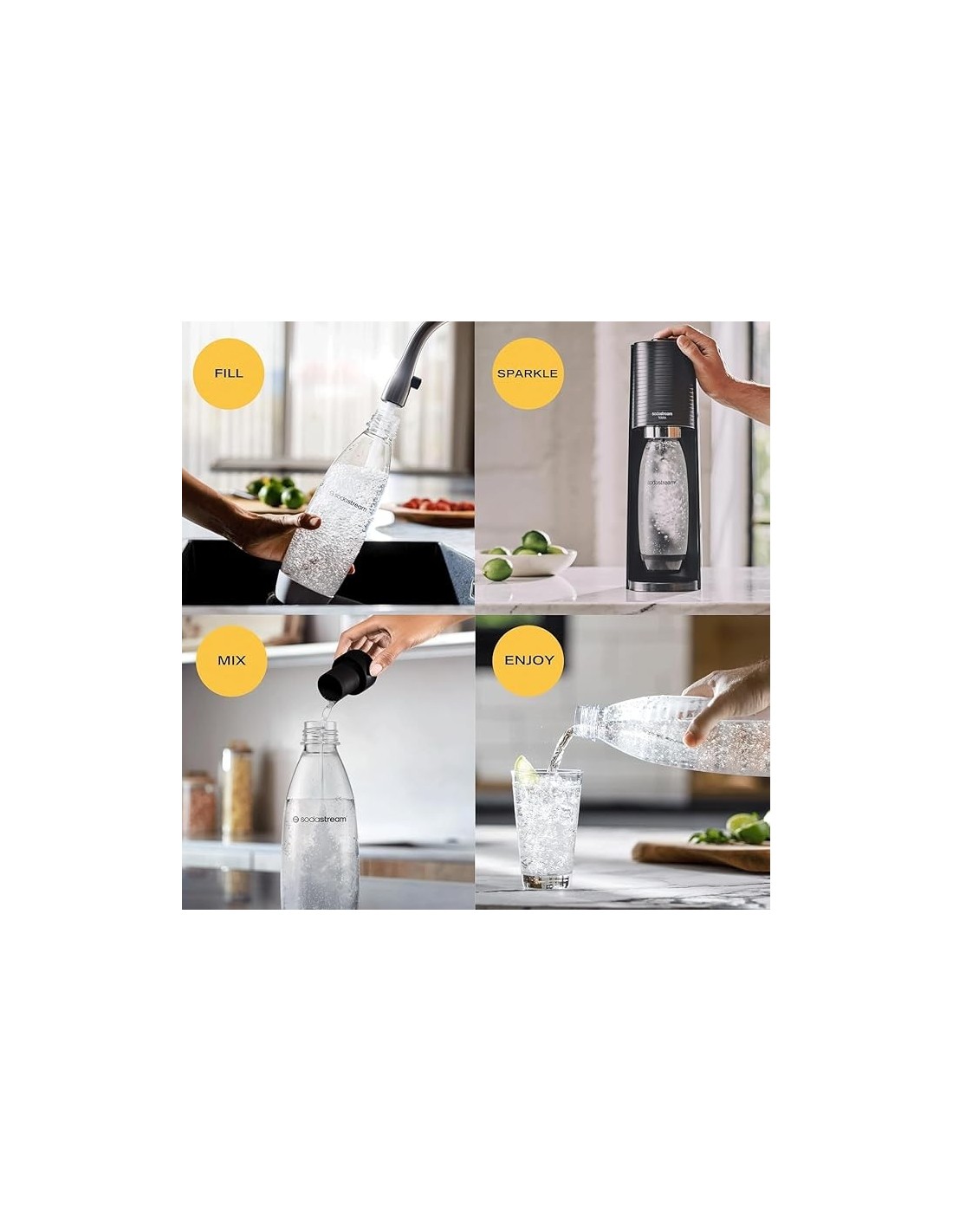 SodaStream Terra Sparkling Water Maker Starter Bundle | Shop in Casa