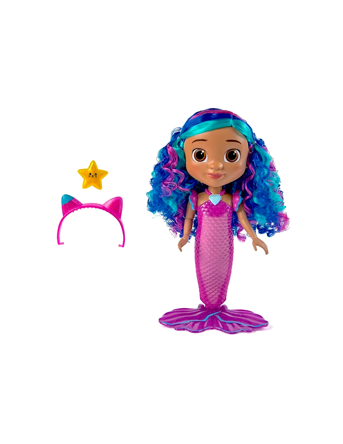 GIOCATTOLO PUBBLICIZZATO: vendita online BAMBOLA GABBY SIRENA SING SHINE, IMPERMEABILE CON LUCI E SUONI, 3+ ANNI in offerta