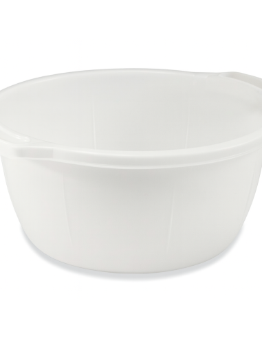 BACINELLE: vendita online Bacinella bombata plastica 25lt, contenitore rotondo multiuso, assortito bianca o blu, vasca colora...