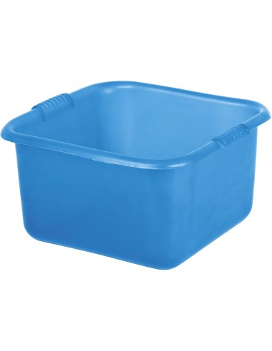 BACINELLE: vendita online Bacinella quadrata plastica 34lt, bacinella bianca o blu, contenitore multiuso plastime, bacinella ...