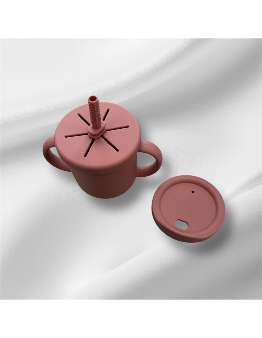 Set Pappa Silicone Rosa 7 Pezzi Autosvezzamento | Shop in Casa