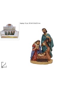 OGGETTISTICA NATALE: vendita online Set Natività di Natale 10cm, Presepe Natalizio Completo, Statuine Decorative, La magia di...