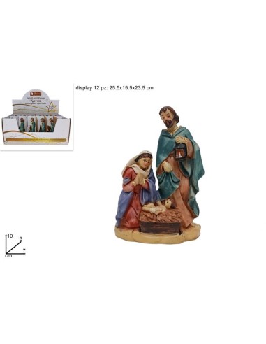 OGGETTISTICA NATALE: vendita online Set Natività di Natale 10cm, Presepe Natalizio Completo, Statuine Decorative, La magia di...