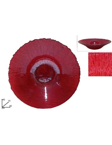 BUSTE E CARTE DA REGALO: vendita online Centrotavola di Natale Vetro Rosso 40cm, Decorazioni Natalizie, Accessori Tavola, La ...