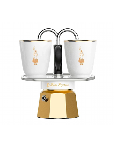 CAFFETTIERA MINI EXPRESS PURE GOLD CON TAZZINE BIALETTI