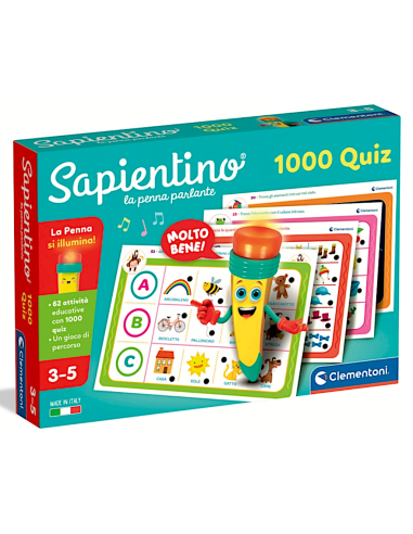 Clementoni Sapientino La Penna Parlante 1000 Quiz gioco educativo | shopincasa.it