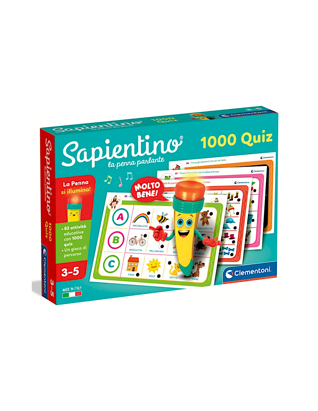 Clementoni Sapientino La Penna Parlante 1000 Quiz gioco educativo | shopincasa.it