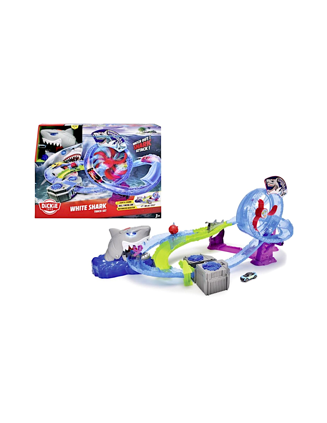 PISTA 203338002 SQUALO BIANCO TRACK SET