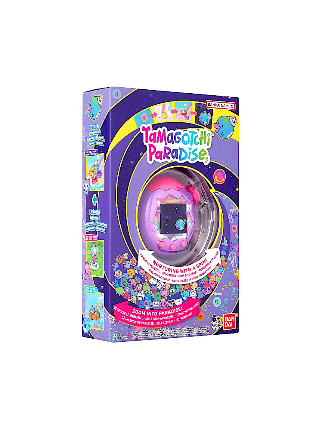 GIOCATTOLO PUBBLICIZZATO: vendita online TAMAGOTCHI PARADISE VIOLA, ANIMALE VIRTUALE, GIOCATTOLO INTERATTIVO, MODELLO VIOLA E...