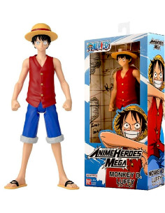 GIOCATTOLO PUBBLICIZZATO: vendita online BANDAI, ANIME HEROES MEGA, ONE PIECE, MONKEY D. LUFFY, FIGURA 30 CM, ACTION FIGURE A...