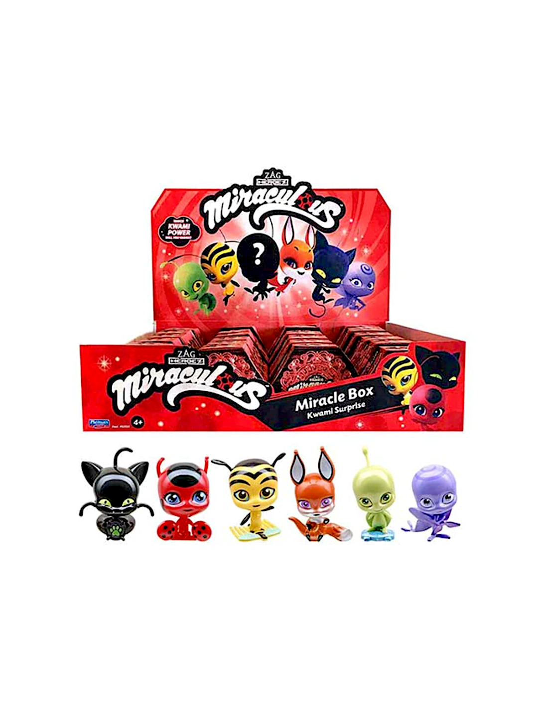 GIOCATTOLO PUBBLICIZZATO: vendita online BANDAI, MIRACULOUS LADYBUG, SCATOLA A SORPRESA KWAMI, MIRACLE BOX, MINI ACTION FIGUR...