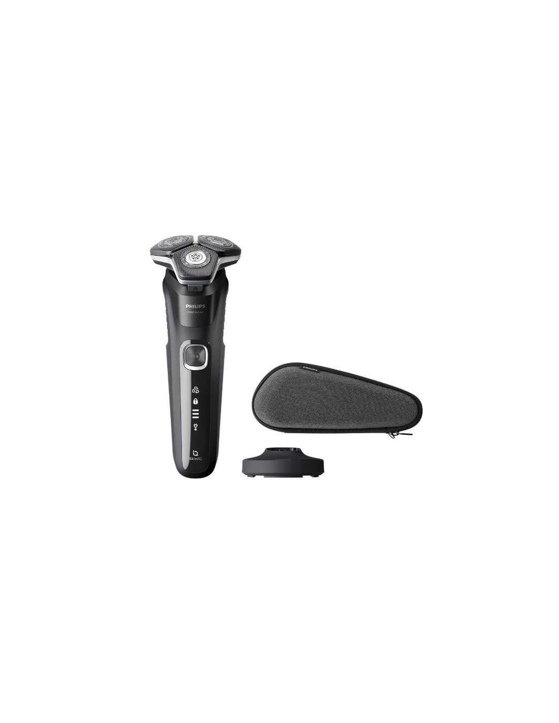 Philips Serie 5000 Rasoio Elettrico Wet & Dry con testine flessibili a 360° e tecnologia SkinIQ.