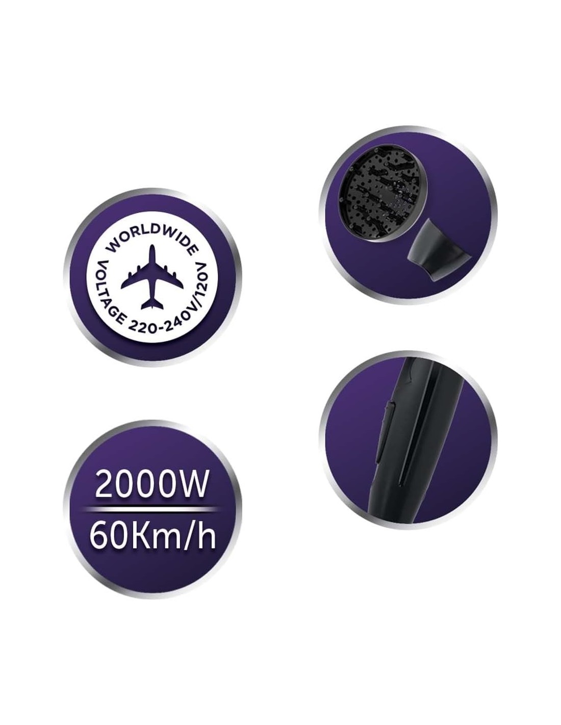 Remington Asciugacapelli On the Go D1500 2000W Pieghevole da Viaggio | Shop in Casa