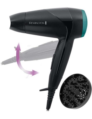 Remington Asciugacapelli On the Go D1500 2000W Pieghevole da Viaggio | Shop in Casa