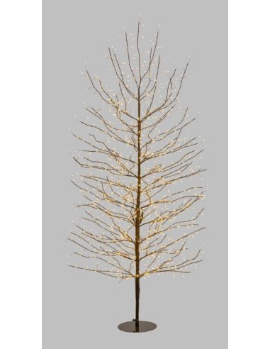 LUCI DI NATALE: vendita online ALBERO 76235 RAMO TIGLIO MARRONE 170CM 784MICROLED BIANCO CALDO in offerta
