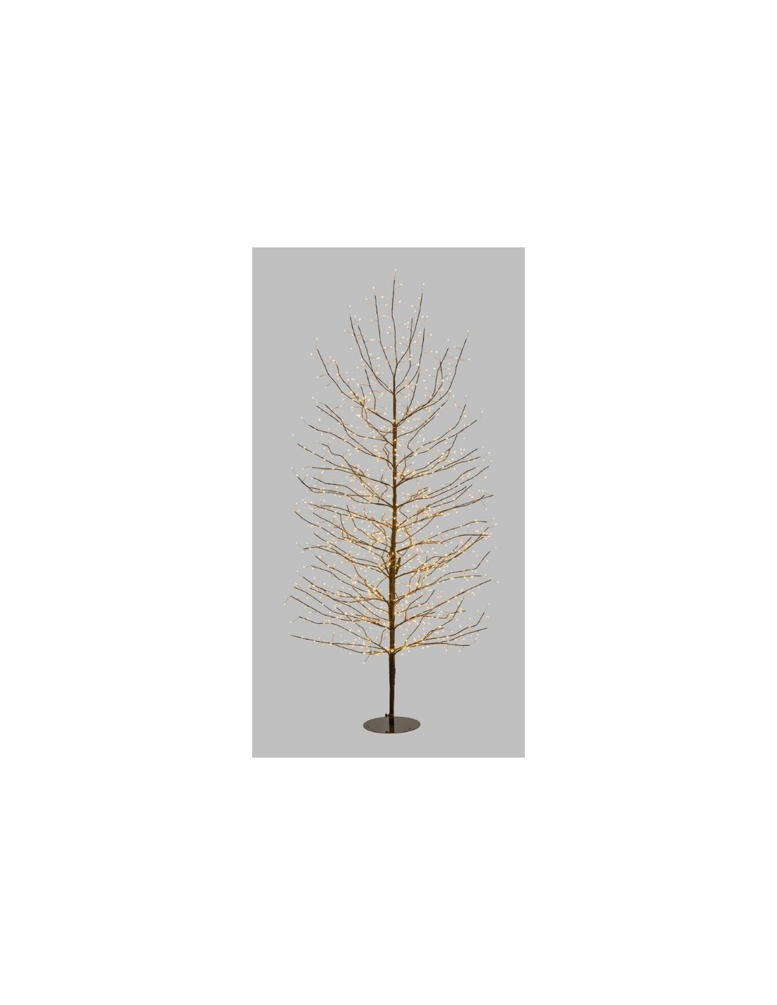 LUCI DI NATALE: vendita online ALBERO 76235 RAMO TIGLIO MARRONE 170CM 784MICROLED BIANCO CALDO in offerta