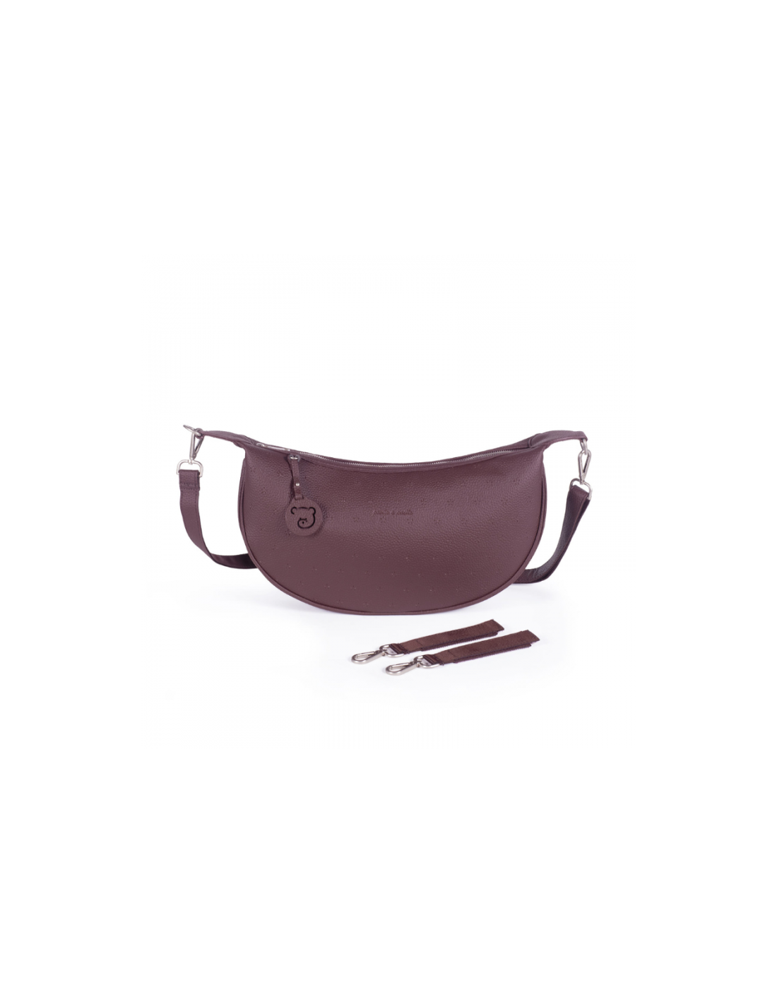 Pasito a Pasito – Borsa a Tracolla Gondola London Cherry in similpelle con tracolla regolabile e agganci passeggino