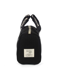 Mini Bag Pasito a Pasito – Walking Mum ECO-MUM Black in cotone impermeabile, compatta e con tasche interne 2